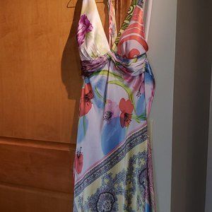 Alice & Trixie silk haulter dress